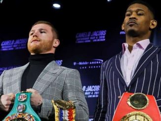 Canelo - Jacobs címegyesítő világbajnoki címmérkőzés.