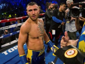 Vasyl Lomachenko WBO/WBA Super könnyűsúlyú világbajnok.