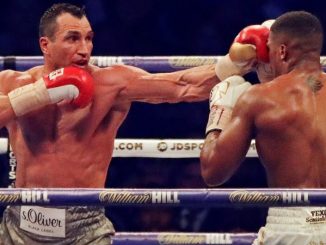 Wladimir Klitschko ukrán ökölvívó.