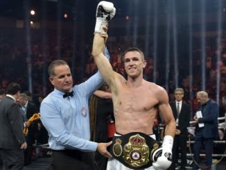 Callum Smith nagyküzépsúlyú WBA Super világbajnok.